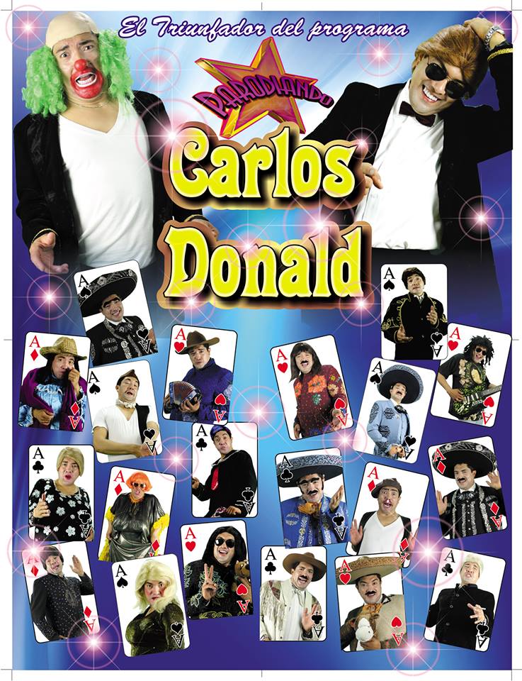 COMEDIANTE, IMITADOR CARLOS DONALD